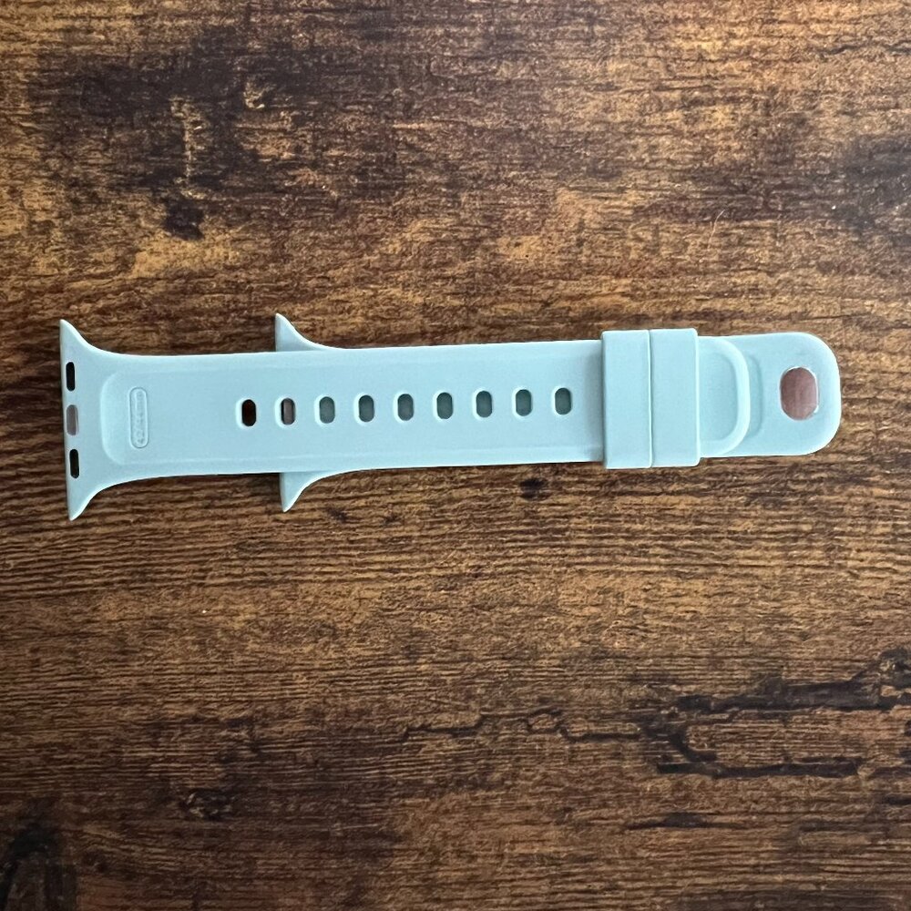 Sport Band Compatible with Apple Watch Bands 42mm 44mm 45mm Turquoise Unisex